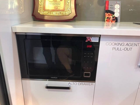 LÒ VI SÓNG KẾT HỢP NƯỚNG ÂM TỦ HAFELE HM-B38C 538.01.111