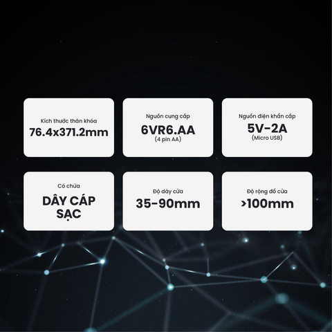 Khóa Faster vân tay FS800 APP-BR