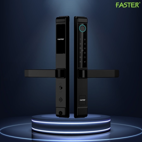 Khóa vân tay cửa nhôm Faster FS6600 BL