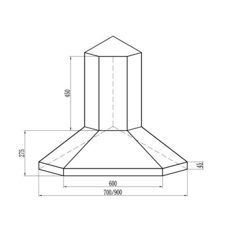 MÁY HÚT MÙI KAFF CN900I
