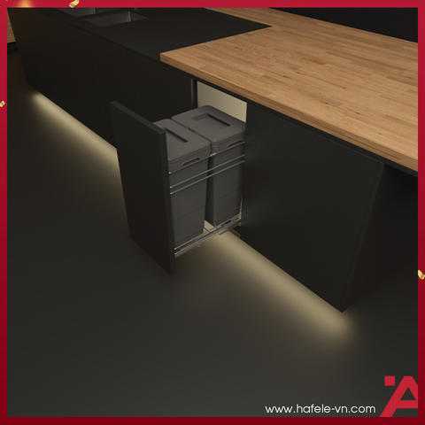 THÙNG RÁC VIOLA (CÁNH KÉO) 20LX2 400MM Hafele 503.48.505