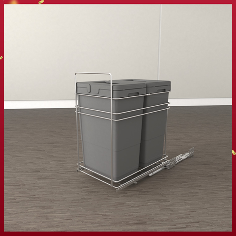 THÙNG RÁC VIOLA (CÁNH KÉO) 20LX2 400MM Hafele 503.48.505