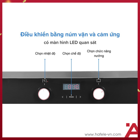 LÒ NƯỚNG ÂM TỦ Hafele HO-KT60C 534.05.571
