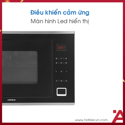 LÒ VI SÓNG KẾT HỢP NƯỚNG ÂM TỦ HAFELE HM-B38C 538.01.111
