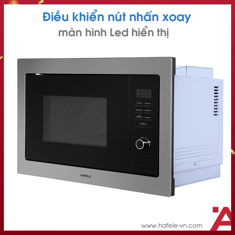 LÒ VI SÓNG KẾT HỢP NƯỚNG ÂM TỦ HAFELE HM-B38A 535.34.000
