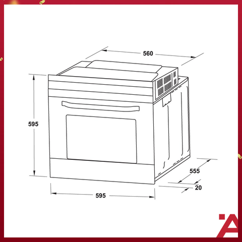 LÒ NƯỚNG ÂM TỦ Hafele HO-6T70A 538.01.441