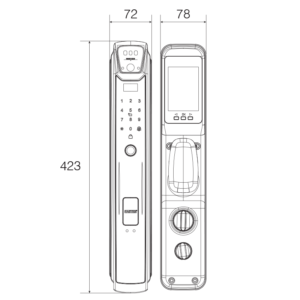 Khóa Faster Face ID FS007FD3D-BM