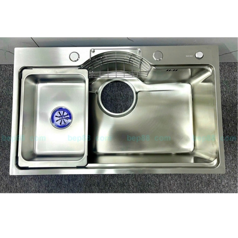 Chậu rửa bát 1 hố bán nguyệt inox 304