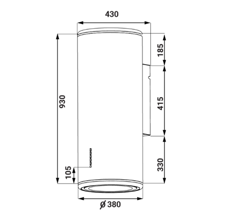 MÁY HÚT MÙI KAFF KF WL2038B