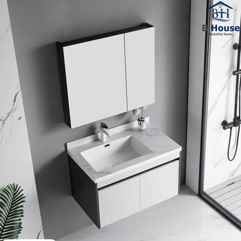 Bộ Tủ Gương Phòng Tắm, Tủ Lavabo Đẹp, Tủ Lavabo Phòng Tắm CR 232