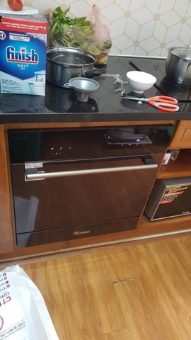 Máy rửa bát Texgio Dishwasher TGWF98SB Smart - 8 Bộ Nâng cấp 11 Bộ - Kết Nối WIFI, Sấy Khí Nóng, Diệt Khuẩn UV