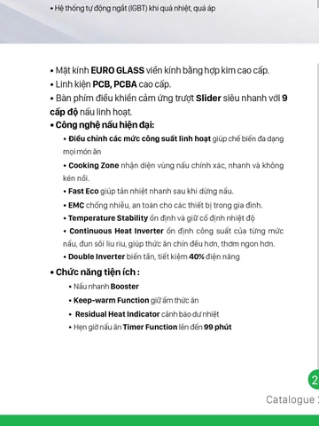Bếp từ 3 vùng nấu Sevilla SV-HX303