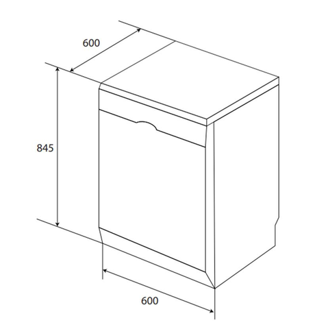 MÁY RỬA BÁT KAFF  S906TFT