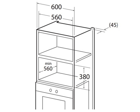 LÒ VI SÓNG KẾT HỢP NƯỚNG ÂM TỦ HAFELE HM-B38A 535.34.000