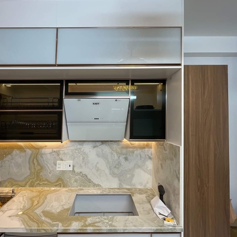 MÁY HÚT MÙI PHẲNG KAFF LUX AT70FH WH