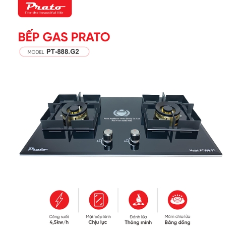 Bếp gas Prato PT-888.G2