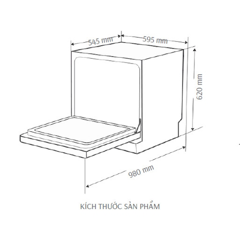 Máy rửa bát Canzy CZ-DE8B05EU