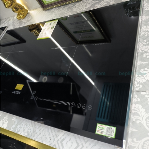 Bếp từ đôi Faster 986i | Mặt kính Schott ceran | Bụng E.G.O