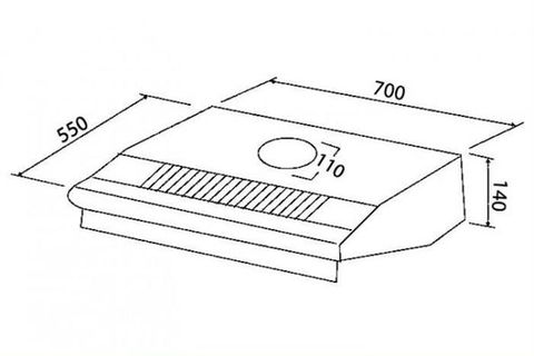 Máy Hút Mùi KAFF KF-8730B