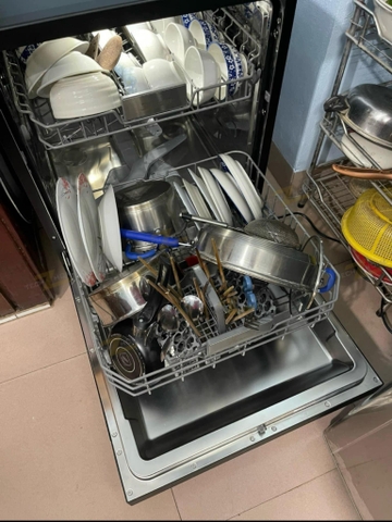 Máy rửa bát Texgio Dishwasher TGFPCM795B - 14 Bộ Sấy Khí Nóng, Diệt Khuẩn UV