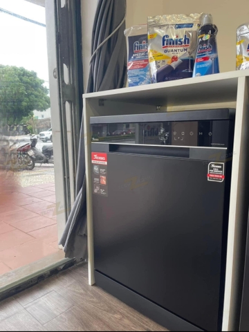 Máy rửa bát Texgio Dishwasher TGFPCM795B - 14 Bộ Sấy Khí Nóng, Diệt Khuẩn UV