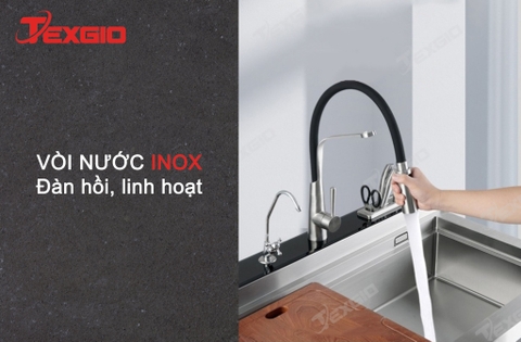 Máy rửa bát Texgio Dishwasher TGUMF11S - 11 Bộ Đa Năng Tích Hợp Rửa Sóng Siêu Âm, Sấy Khí Nóng, UV