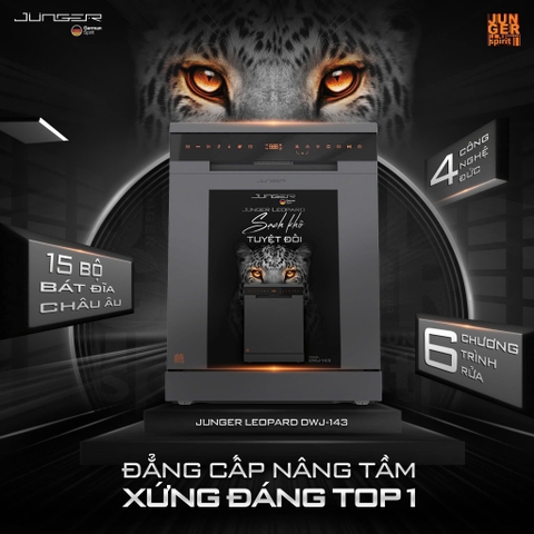 Máy rửa bát Junger Leopard DWJ-143