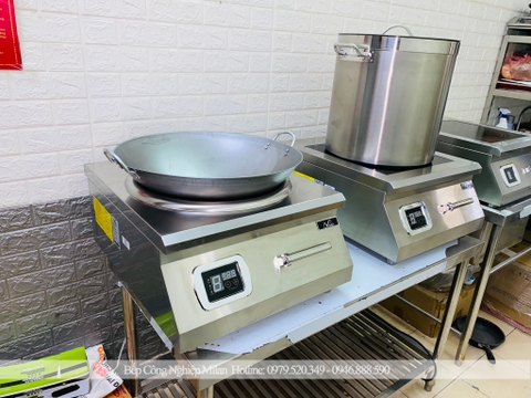 Bếp từ công nghiệp lõm 8kw 8000w 3 pha 380V/50hz