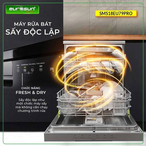 Máy rửa bát Eurosun SMS18EU79PRO