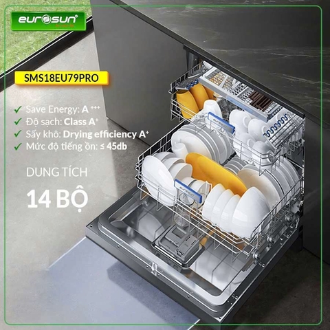 Máy rửa bát Eurosun SMS18EU79PRO