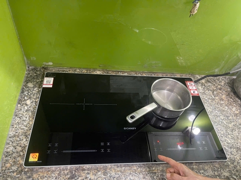 Bếp từ đôi Canzy CZ-VN268 | Tặng bộ nồi 5 món