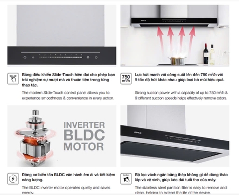 Máy hút mùi Hafele HC-W705B 533.87.377