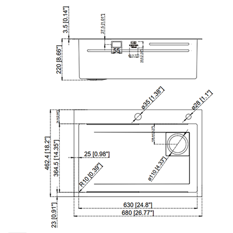 CHẬU RỬA KEEPER – CR02 – 6846