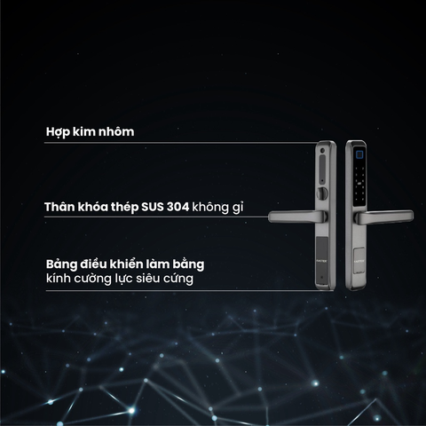 Khóa Faster cửa nhôm FS6800 Grey