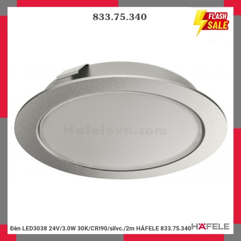 ĐÈN LED TRÒN LED3038 24V/3.0W 3000K Hafele 833.75.340