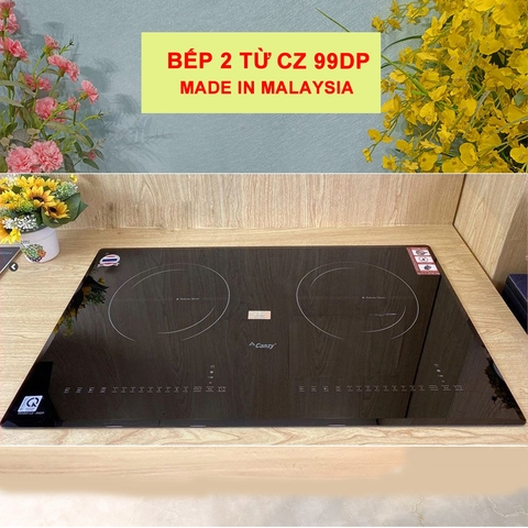 Bếp từ đôi Canzy CZ 99DP tặng bộ nồi 5 món