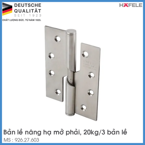 Bản Lề Nâng Hạ Phải 20Kg Hafele 926.27.603