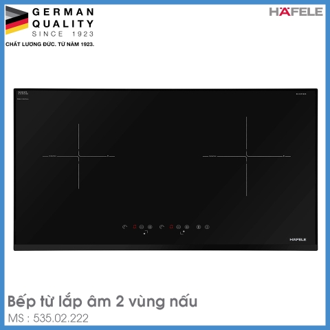 Bếp Từ Âm 2 Vùng Nấu HC-IS772EA Hafele 535.02.222