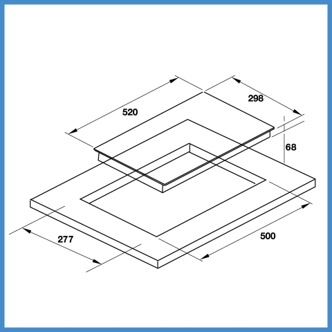 Bếp Từ Domino HC-I302D Hafele 536.01.900