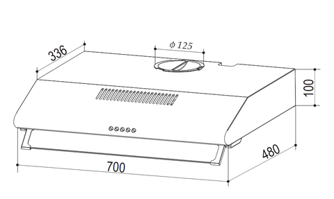 Máy hút mùi Bauer BC 0370I