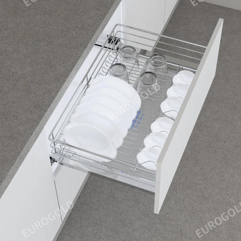 Giá Xoong Nồi, Bát Đĩa INOX 304 Nan Tròn EG30470 (EGT7170VX) Eurogold