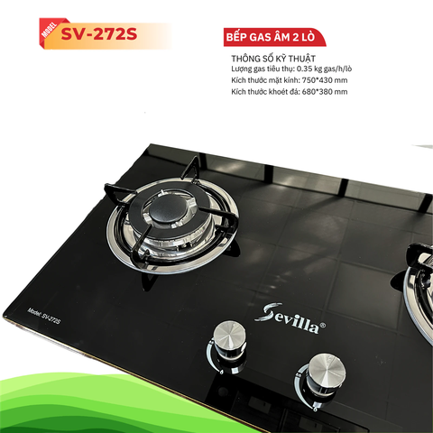 Bếp gas âm Sevilla SV-272S