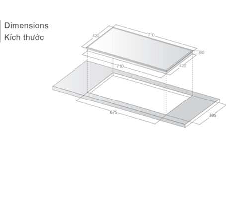 BẾP TỪ ĐÔI LORCA TA 1006 PLUS