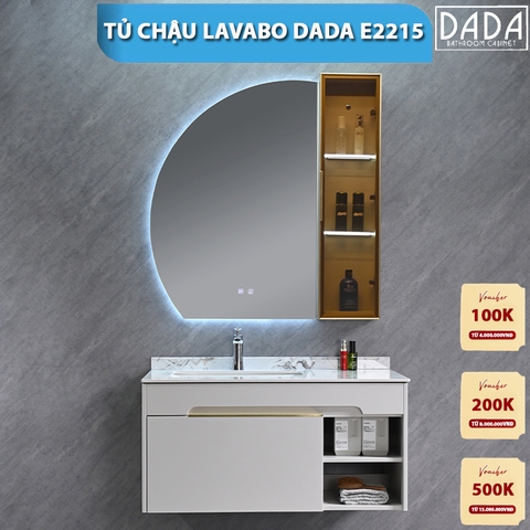 Bộ Tủ Gương Phòng Tắm, Tủ Lavabo Đẹp, Tủ Lavabo Phòng Tắm DADA E2215