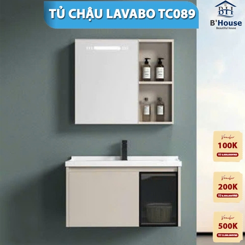 Bộ Tủ Gương Phòng Tắm, Tủ Lavabo Đẹp, Tủ Lavabo Phòng Tắm  TC089