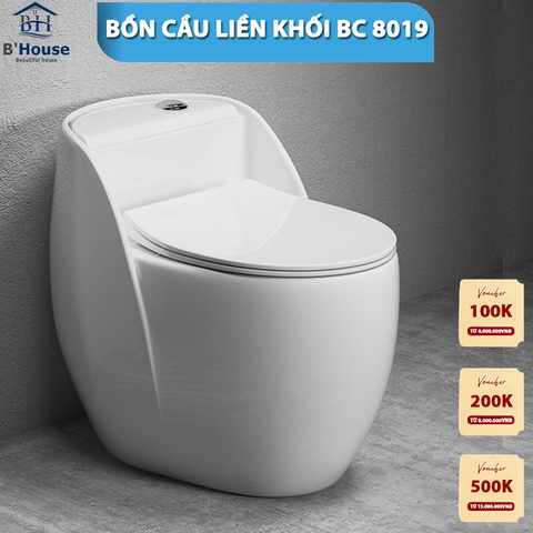 Bồn Cầu Liền Khối BC 8019