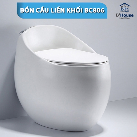  Bồn Cầu Liền Khối Nano BC 806