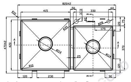 Chậu rửa bát Eurogold EUS38247