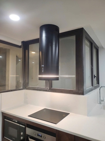 Máy hút mùi độc lập Canzy CZ 7038GBB | Máy hút mùi đảo | Bảo hành chính hãng 2 năm