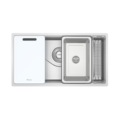 Chậu rửa bát chống xước Konox phong cách Nhật TARI 8748SR